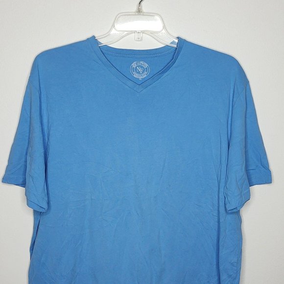Non Fiction Men's Sky Blue V-Neck SS Tee XL - Picture 2 of 8